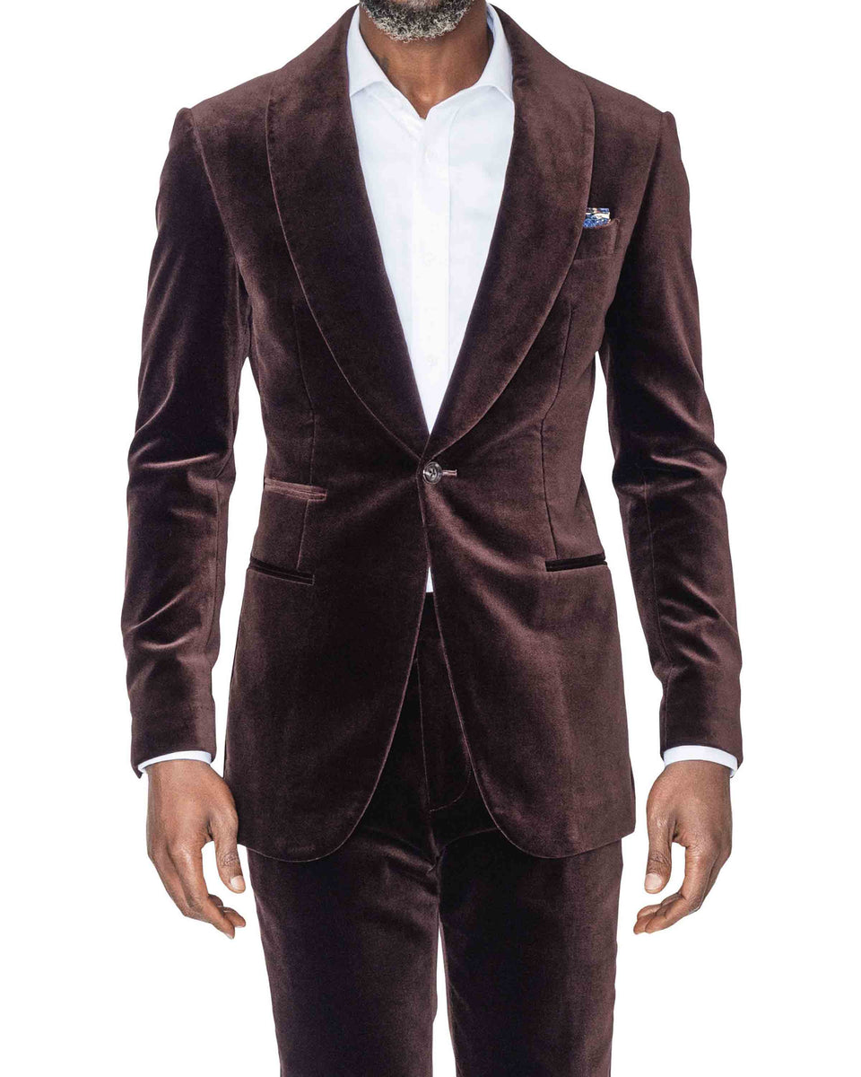 BCW 66 Brown Velvet Tuxedo