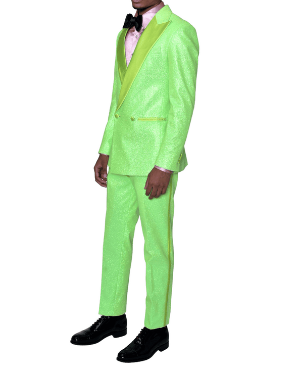 Romelo Green Jacquard Tuxedo