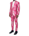 Ross Pink Jacquard Suit