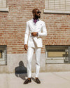Anderson White Double Breasted Suit Spring Summer