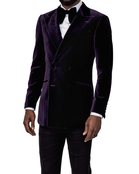 Billy Purple Velvet Tuxedo