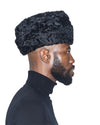 Black Persian Lamb Cossack Hat Side