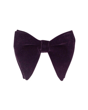 Black Velvet Butterfly Bowtie