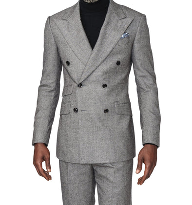 Seward Mid Grey Houdstooth Suit