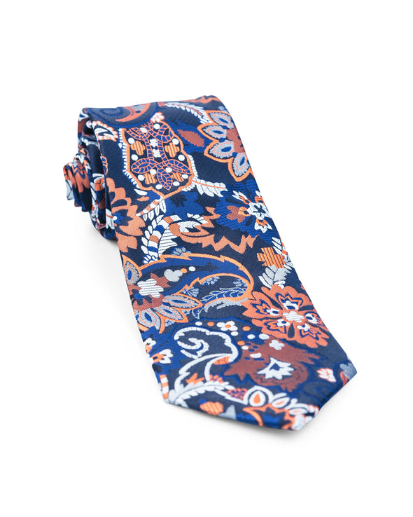Multi-colored Pattern Tie