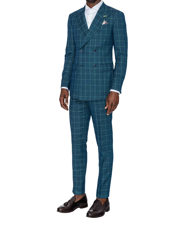 Daniel Green Windowpane Suit Full