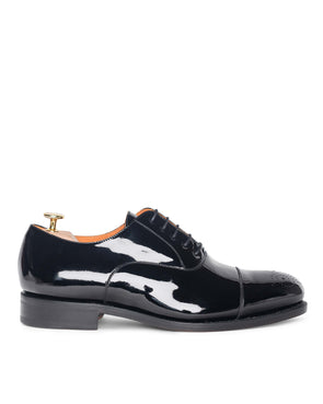 Davis Black Patent Leather Oxfords