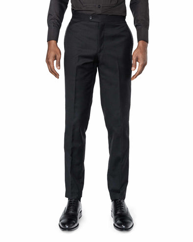 Drew Black Tuxedo Trousers 1