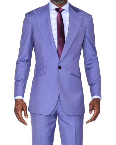 Ellis Purple Suit Front