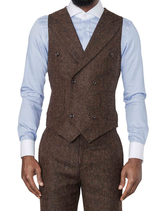 George Brown Tweed Suit Waistcoat