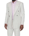 Glenn Light Brown Linen Suit Front Open