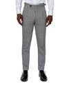 Jeremy Grey Tweed Herringbone Trousers