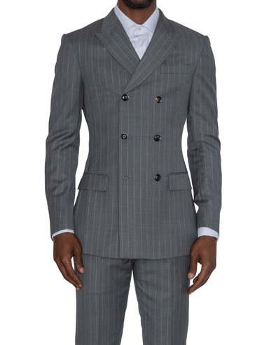 Madison Gray Pinstripe Suit