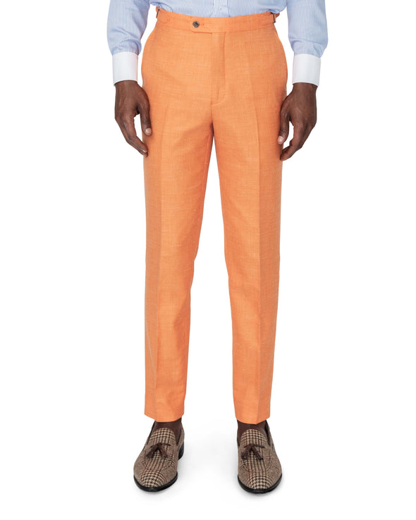 Miami Orange Suit Trousers Front