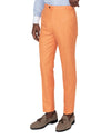 Miami Orange Suit Trousers Side
