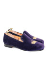 Nicholas Purple Velvet Slipper Loafers 2