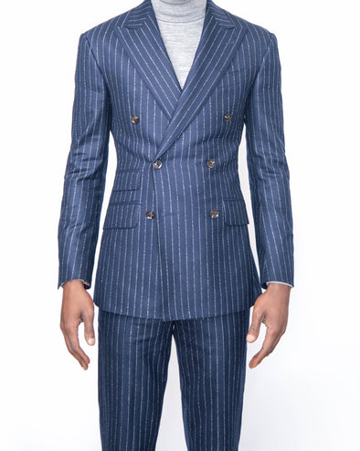 Randolph Navy Pinstripe Suit