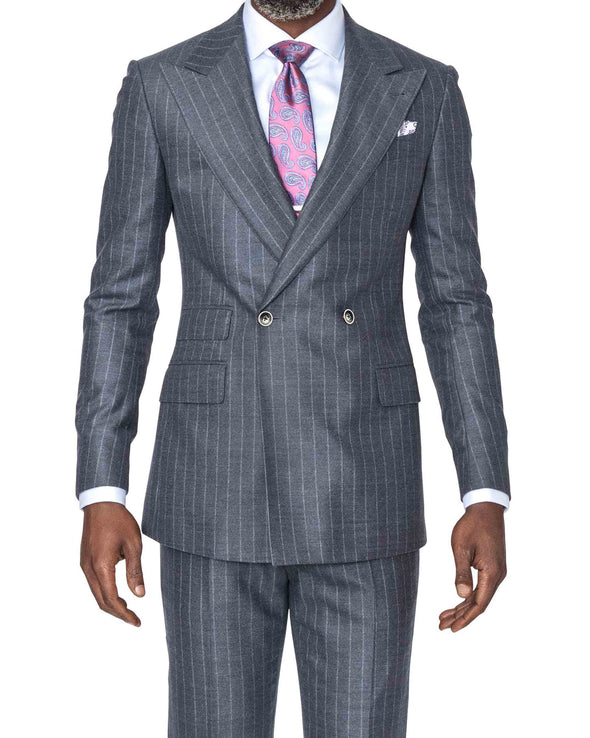 Timothy Grey Pinstripe Suit